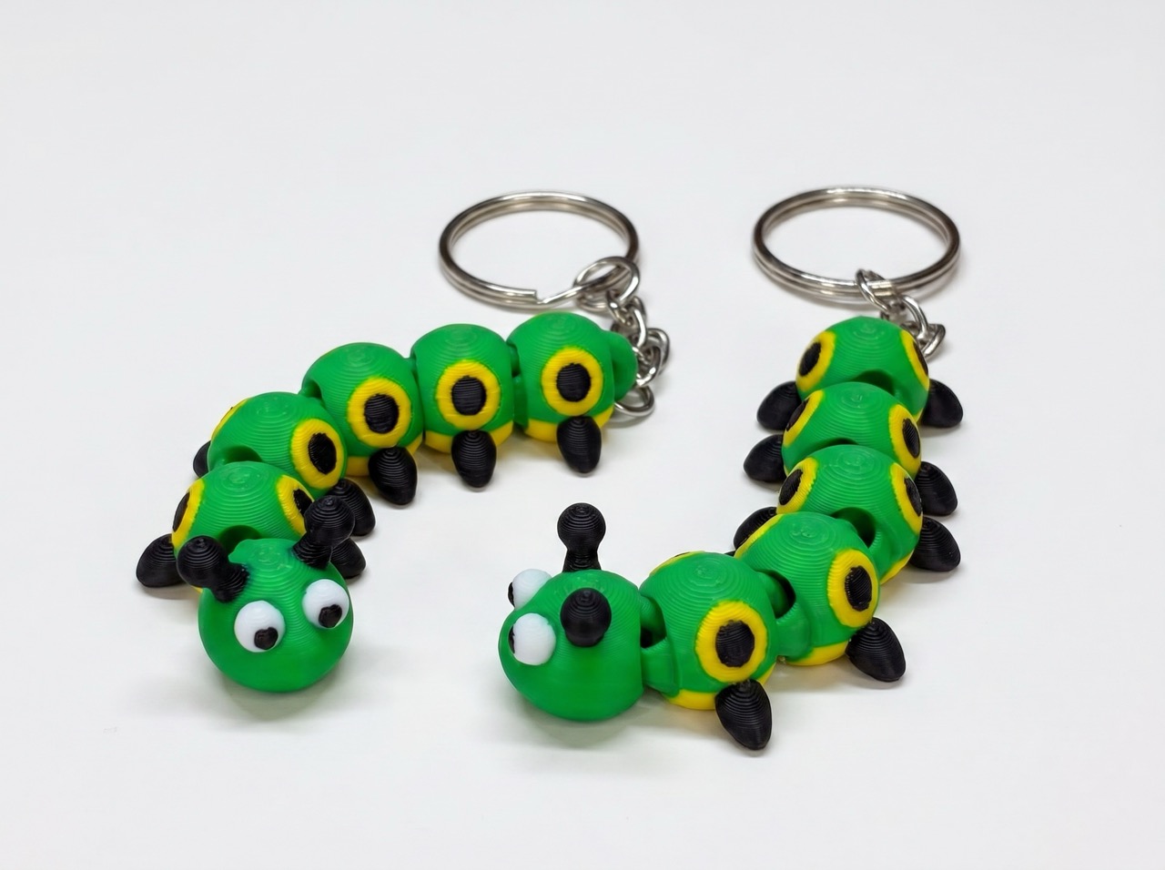 3D keychain Caterpillar